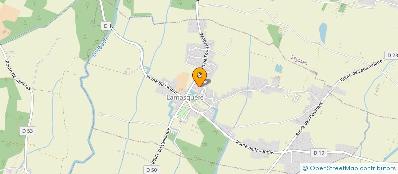 localisation de l'entreprise MADAME MARIE-CHRISTINE BLANCAN  MURET