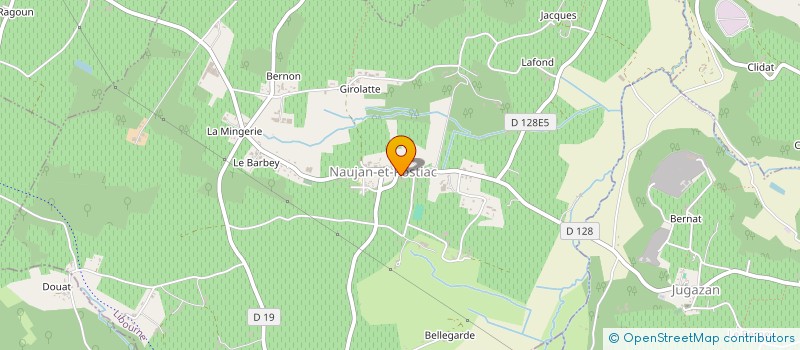 localisation de l'entreprise MADAME MARIE CHRISTINE BLANQUET  NAUJAN-ET-POSTIAC