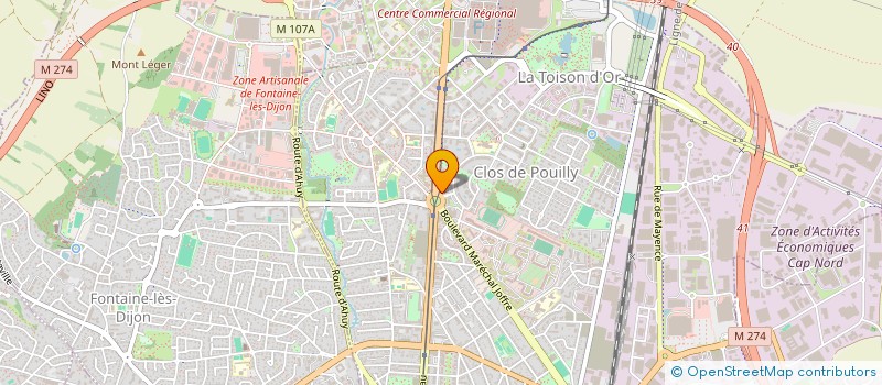 localisation de l'entreprise MADAME MARIE-CHRISTINE BLAZEJCZYK à DIJON