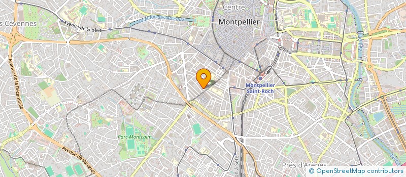 localisation de l'entreprise MADAME MARIE CHRISTINE BONNET à MONTPELLIER