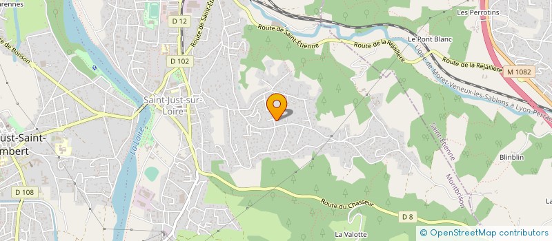 localisation de l'entreprise MADAME MARIE-CHRISTINE BORY  SAINT-JUST-SAINT-RAMBERT