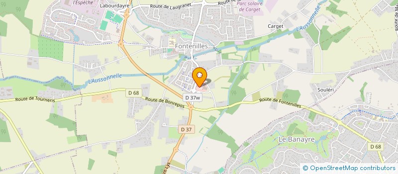 localisation de l'entreprise MADAME MARIE-CHRISTINE BOUFFEL  FONTENILLES