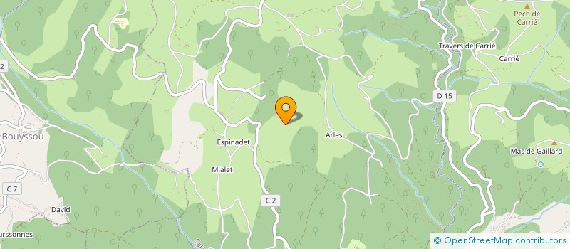 localisation de l'entreprise MADAME MARIE-CHRISTINE BOUTON  SAINT-BRESSOU