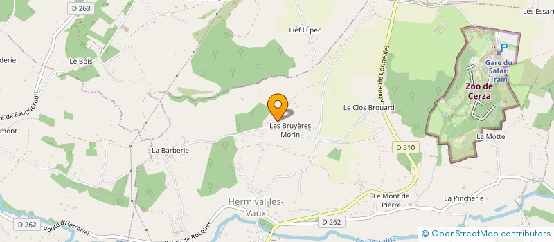 localisation de l'entreprise MADAME MARIE CHRISTINE BOUVET  HERMIVAL-LES-VAUX