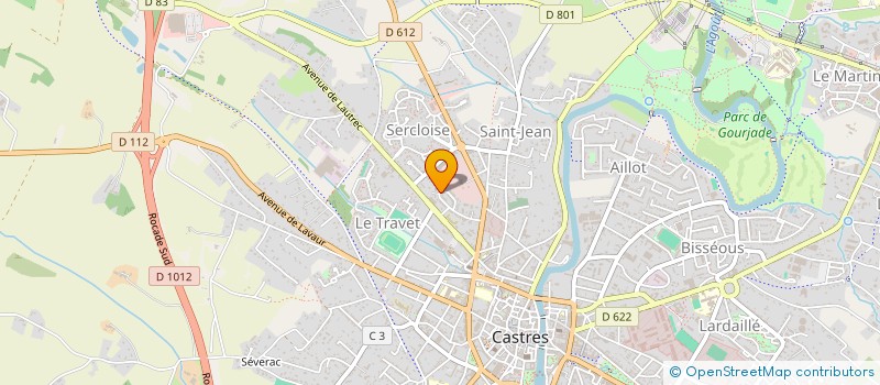 localisation de l'entreprise MADAME MARIE-CHRISTINE BRANCO-RAMINHOS  CASTRES