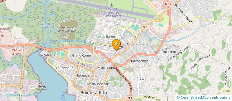 localisation de l'entreprise MADAME MARIE-CHRISTINE BRANCOUR à LES ABYMES