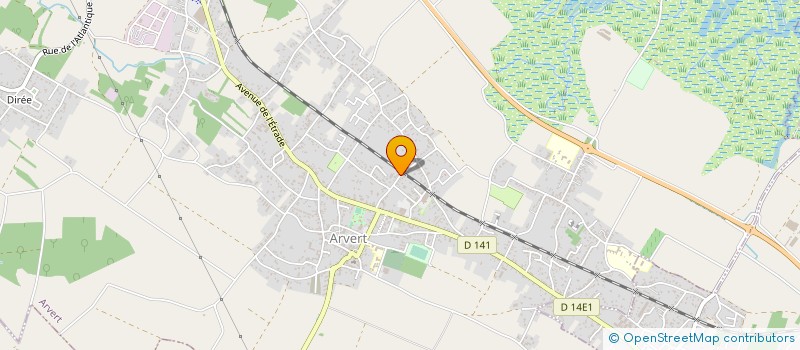 localisation de l'entreprise MADAME MARIE CHRISTINE BRISTAULT  ARVERT