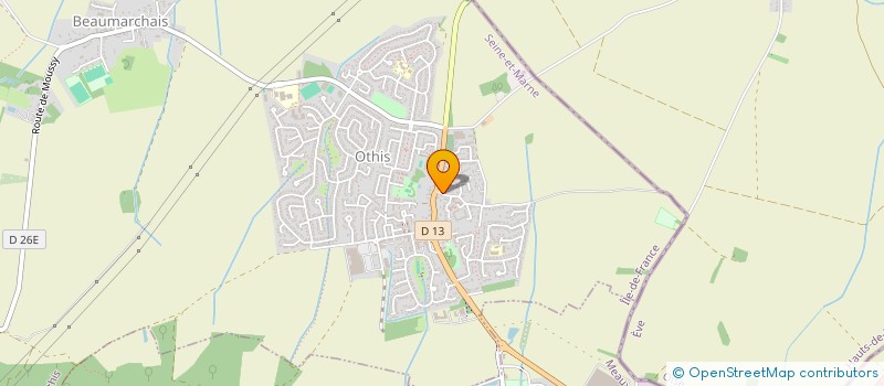 localisation de l'entreprise MADAME MARIE CHRISTINE CABRIOLLE  OTHIS