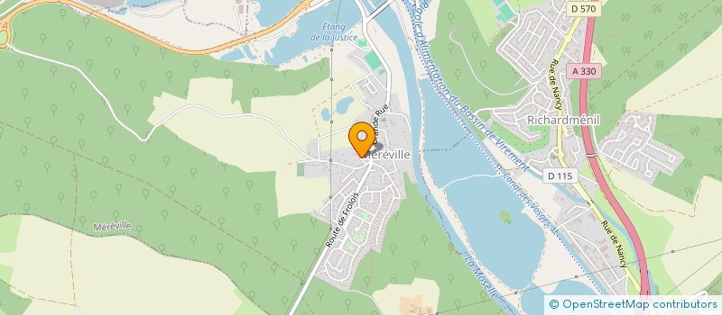 localisation de l'entreprise MADAME MARIE CHRISTINE CARAN  MEREVILLE