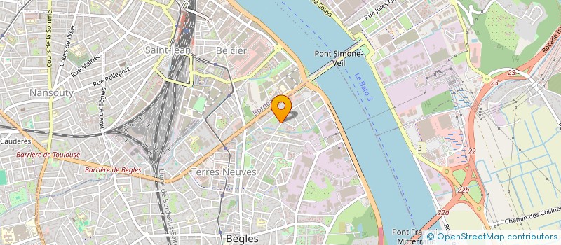 localisation de l'entreprise MADAME MARIE-CHRISTINE CARRE à BEGLES