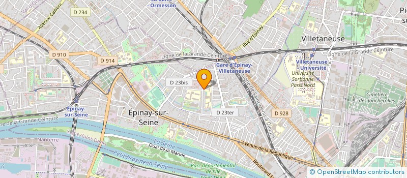 localisation de l'entreprise MADAME MARIE-CHRISTINE CARROUX à EPINAY-SUR-SEINE
