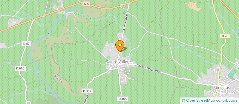 localisation de l'entreprise MADAME MARIE CHRISTINE CATHALA  SAINTE-VALIERE