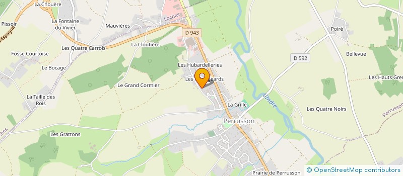 localisation de l'entreprise MADAME MARIE-CHRISTINE CELLERIN  PERRUSSON