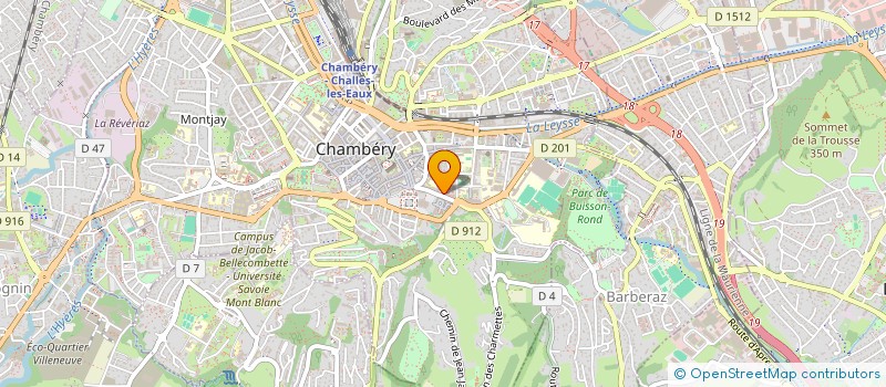 localisation de l'entreprise MADAME MARIE-CHRISTINE CHALOIN  CHAMBERY