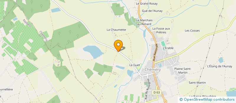 localisation de l'entreprise MADAME MARIE-CHRISTINE CHAPLAULT  CHEMERY