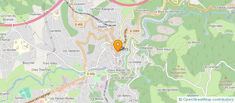 localisation de l'entreprise MADAME MARIE CHRISTINE CHATELET à THIERS