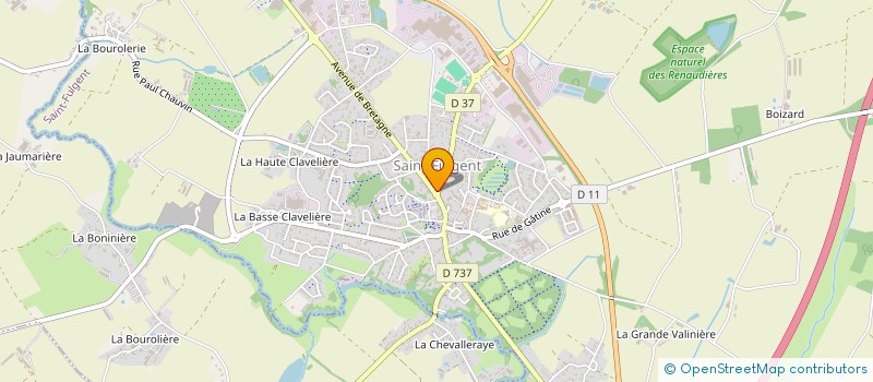 localisation de l'entreprise MADAME MARIE-CHRISTINE CHATELLIER à SAINT-FULGENT
