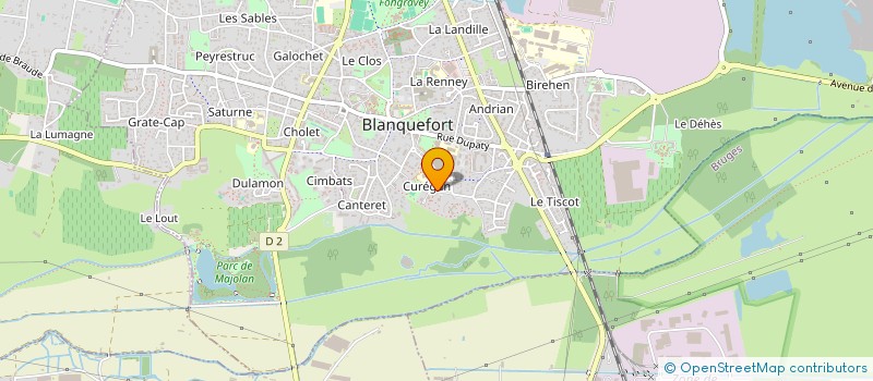 localisation de l'entreprise MADAME MARIE CHRISTINE CHAUVEAU GASSEIN à BLANQUEFORT