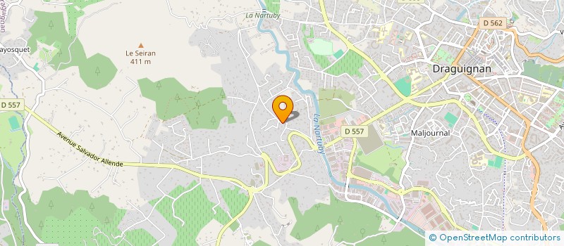 localisation de l'entreprise MADAME MARIE-CHRISTINE CHOQUET  DRAGUIGNAN