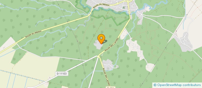 localisation de l'entreprise MADAME MARIE CHRISTINE CLAVERIE  SAUCATS