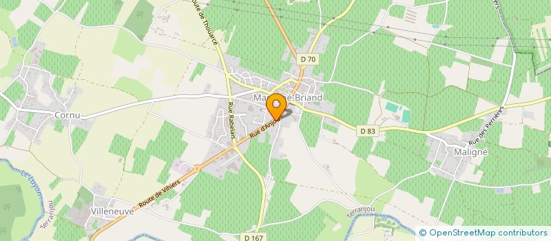 localisation de l'entreprise MADAME MARIE-CHRISTINE COCHARD  TERRANJOU