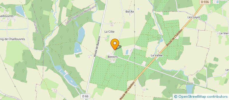 localisation de l'entreprise MADAME MARIE-CHRISTINE COLLANGE  SAINT-TRIVIER-SUR-MOIGNANS