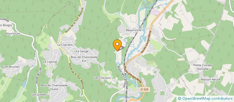 localisation de l'entreprise MADAME MARIE CHRISTINE COURATIN  CHANCELADE