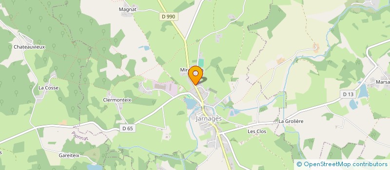 localisation de l'entreprise MADAME MARIE-CHRISTINE COURTILAT à JARNAGES