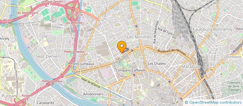 localisation de l'entreprise MADAME MARIE-CHRISTINE COUTURE  TOULOUSE