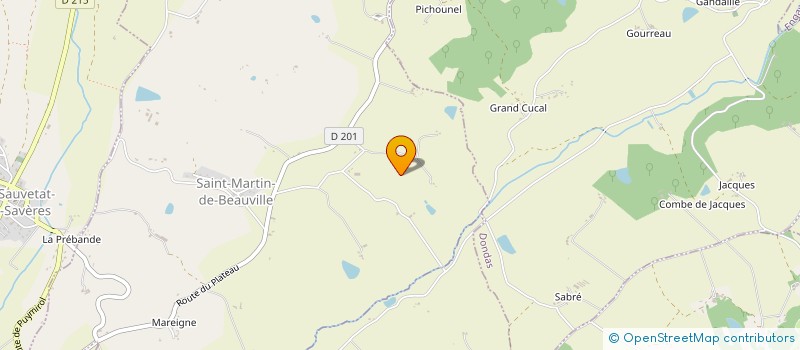 localisation de l'entreprise MADAME MARIE CHRISTINE CRAYSSAC  PUYMIROL