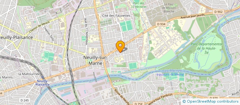 localisation de l'entreprise MADAME MARIE CHRISTINE CROISE à NEUILLY-SUR-MARNE