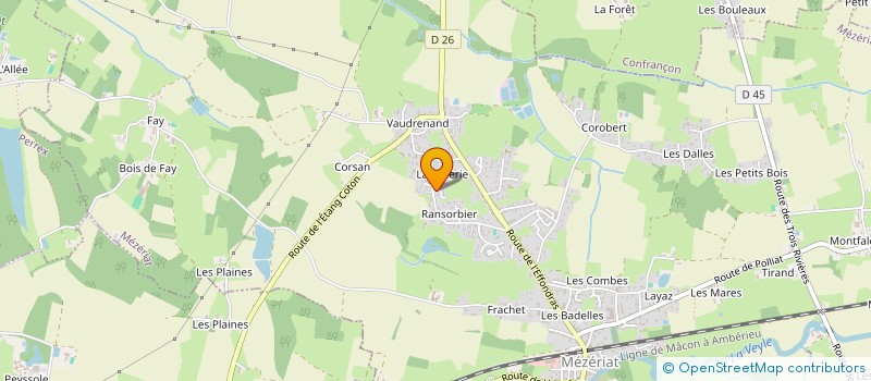 localisation de l'entreprise MADAME MARIE-CHRISTINE D'ALESSIO  MEZERIAT