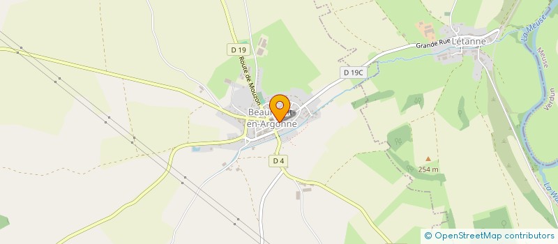 localisation de l'entreprise MADAME MARIE-CHRISTINE DA SILVA PINTO  BEAUMONT-EN-ARGONNE