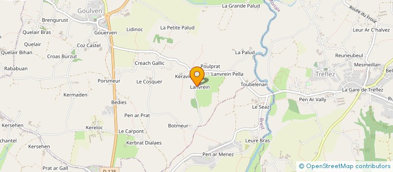 localisation de l'entreprise MADAME MARIE CHRISTINE DALY  KERLOUAN