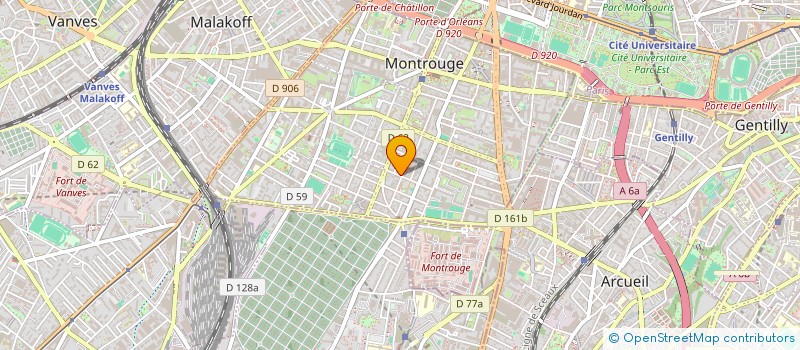 localisation de l'entreprise MADAME MARIE-CHRISTINE DARLAY à MONTROUGE