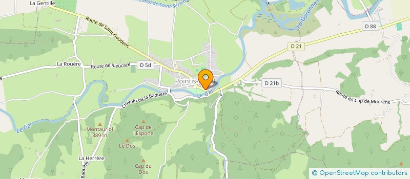 localisation de l'entreprise MADAME MARIE-CHRISTINE DEBEAUX  POINTIS-INARD