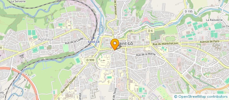 localisation de l'entreprise MADAME MARIE-CHRISTINE DEBON  SAINT-LO