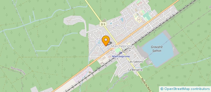 localisation de l'entreprise MADAME MARIE CHRISTINE DECHAMPD  MARCHEPRIME