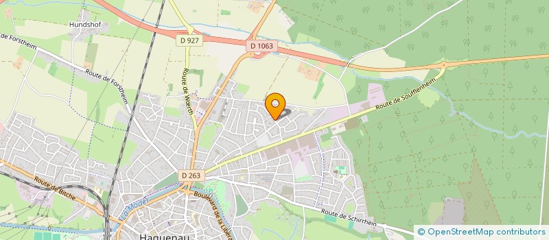 localisation de l'entreprise MADAME MARIE-CHRISTINE DECHOUX  HAGUENAU