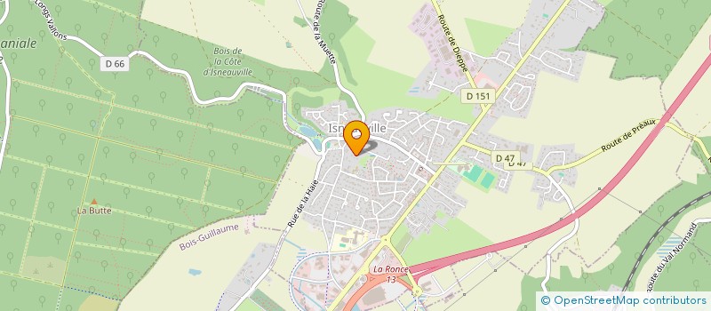 localisation de l'entreprise MADAME MARIE-CHRISTINE DECORCHEMONT  ISNEAUVILLE