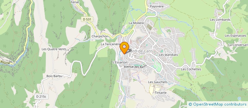 localisation de l'entreprise MADAME MARIE-CHRISTINE DEFILLON  VILLARD-DE-LANS