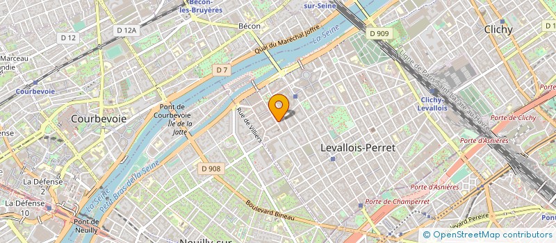 localisation de l'entreprise MADAME MARIE-CHRISTINE DEFRANCE à LEVALLOIS-PERRET