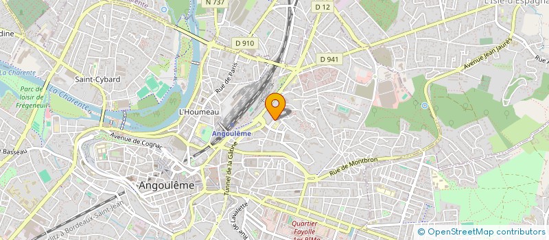 localisation de l'entreprise MADAME MARIE-CHRISTINE DELAGE à ANGOULEME