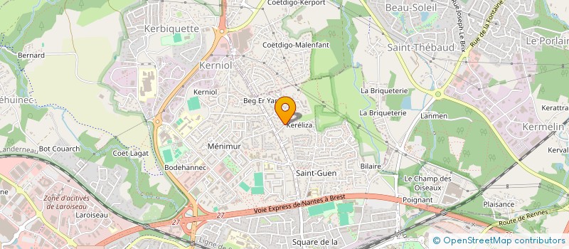 localisation de l'entreprise MADAME MARIE CHRISTINE DELAHAYE à VANNES