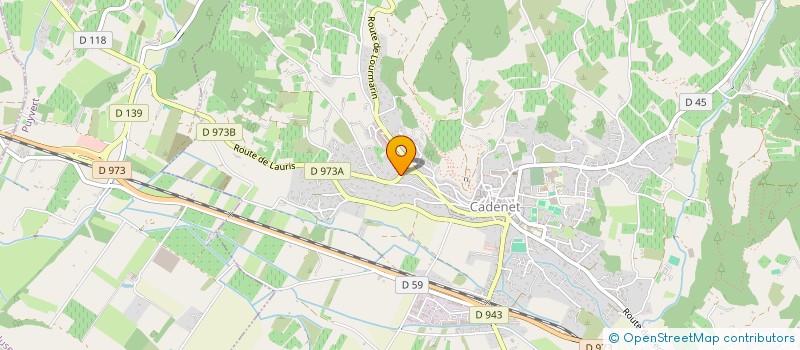 localisation de l'entreprise MADAME MARIE-CHRISTINE DENIS  CADENET