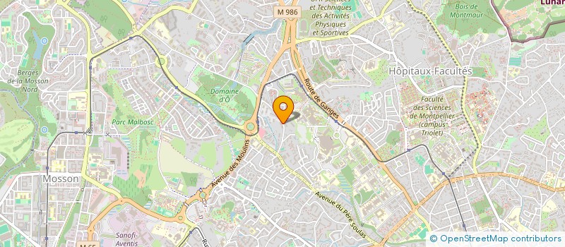 localisation de l'entreprise MADAME MARIE-CHRISTINE DESSONET à MONTPELLIER