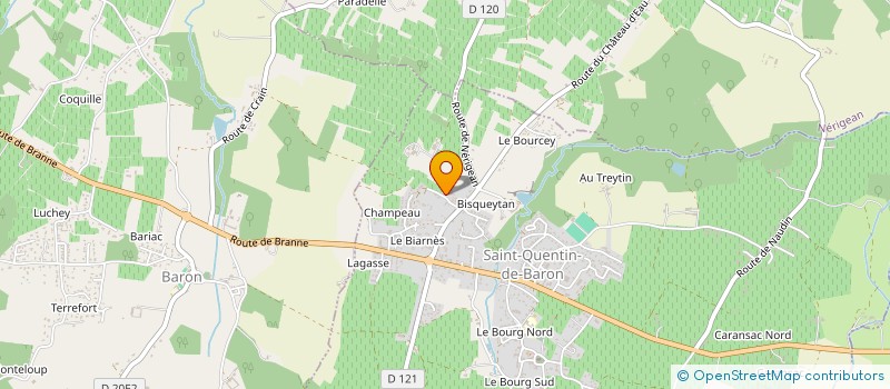 localisation de l'entreprise MADAME MARIE CHRISTINE DEXIDOUR  SAINT-QUENTIN-DE-BARON