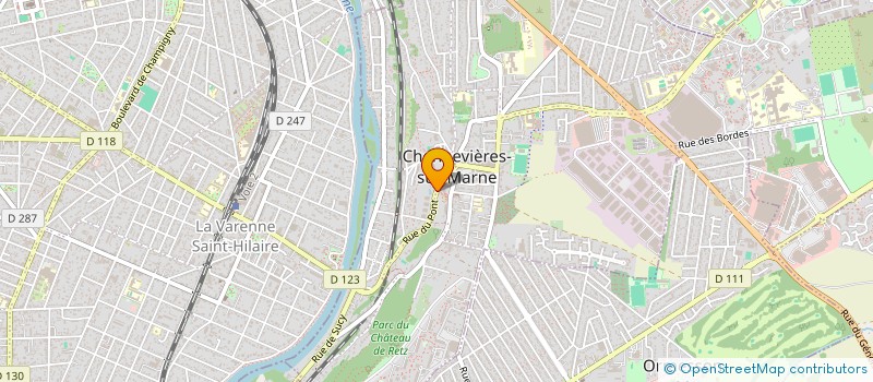 localisation de l'entreprise MADAME MARIE-CHRISTINE DIAS  CHENNEVIERES-SUR-MARNE