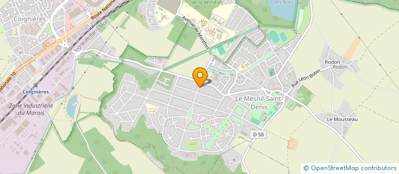 localisation de l'entreprise MADAME MARIE-CHRISTINE DIDNEE  LE MESNIL-SAINT-DENIS