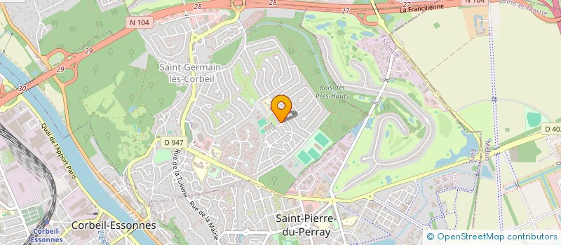 localisation de l'entreprise MADAME MARIE CHRISTINE DIFFE  LE PERREUX-SUR-MARNE